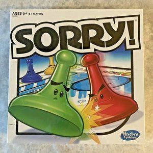 SORRY! Family Board Game 2-4 PLAYERS Hasbro Gaming - A5065 ~ Brand New Sealed